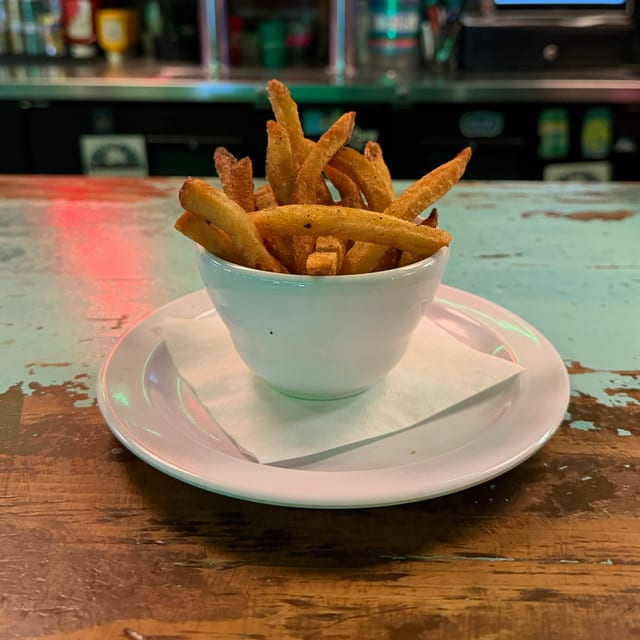 Hand Cut Fries.
