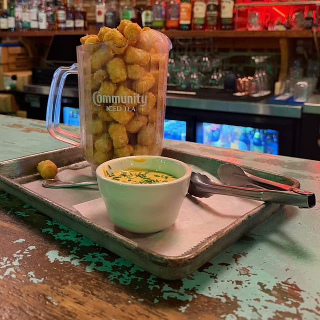 Pitcher of Tots.