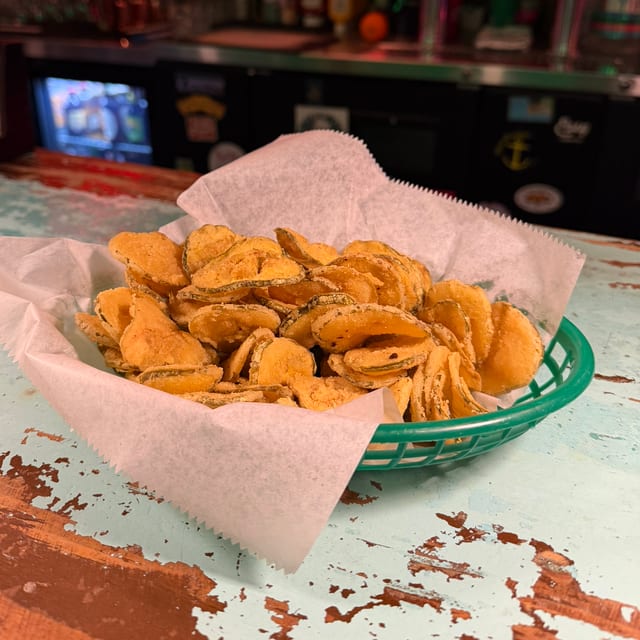 Fried Dill Pickles.