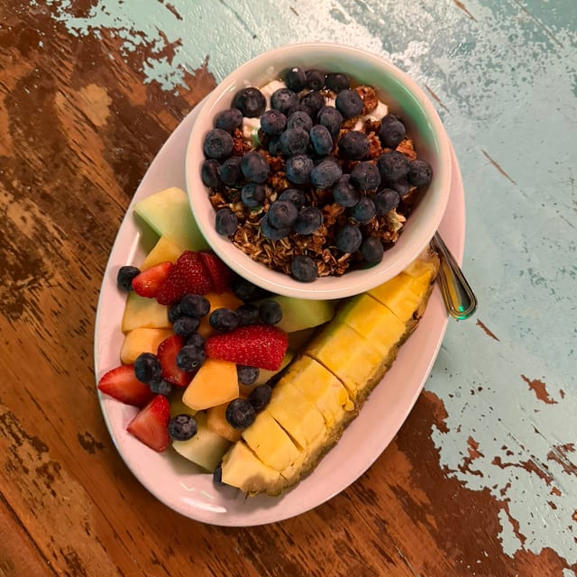 House Granola, Yogurt, & Fresh Fruit Bowl.