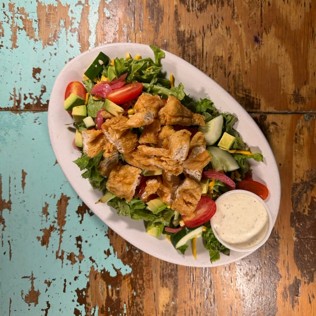 Fried Chicken Salad.
